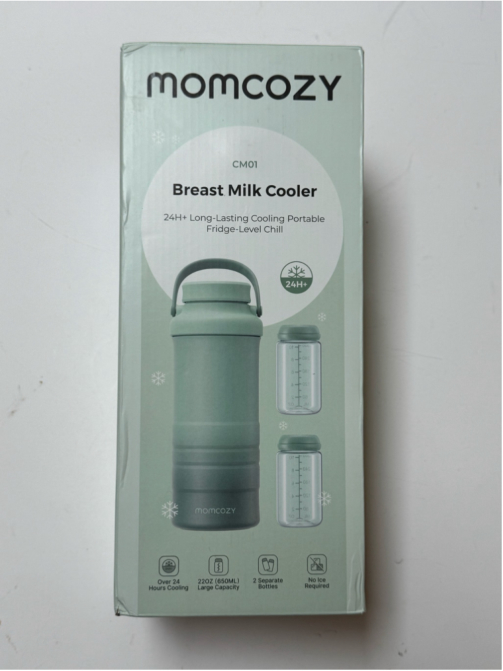Momcozy 22oz Portable Breast Milk Cooler Model CM01 Purple NEW